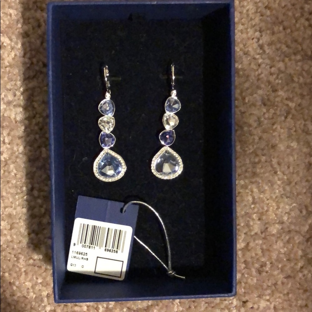Swarovski Silver Earrings